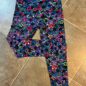 LuLaRoe Tweens Leggings Floral